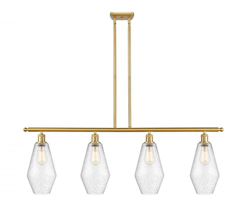 Cindyrella - 4 Light - 48 inch - Satin Gold - Stem hung - Island Light (3442|516-4I-SG-G654-7)