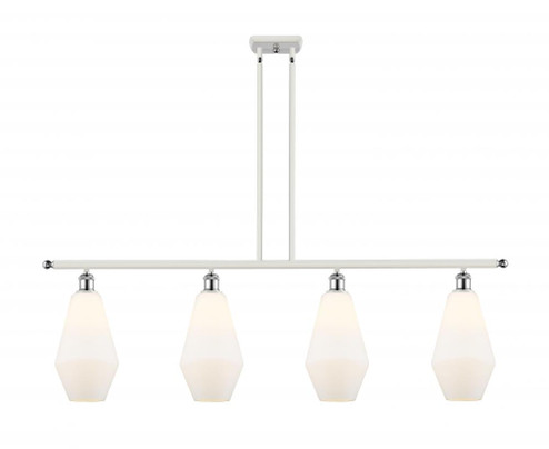 Cindyrella - 4 Light - 48 inch - White Polished Chrome - Stem hung - Island Light (3442|516-4I-WPC-G651-7-LED)
