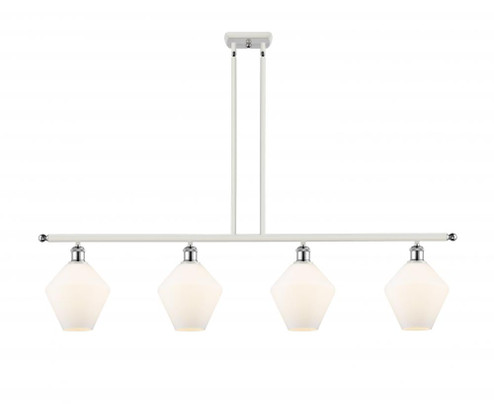 Cindyrella - 4 Light - 48 inch - White Polished Chrome - Stem hung - Island Light (3442|516-4I-WPC-G651-8-LED)