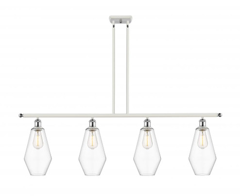 Cindyrella - 4 Light - 48 inch - White Polished Chrome - Stem hung - Island Light (3442|516-4I-WPC-G652-7)