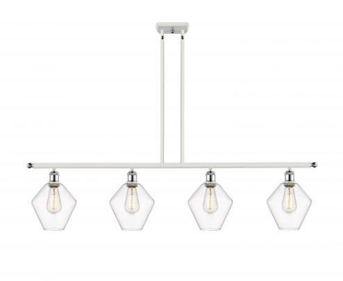 Cindyrella - 4 Light - 48 inch - White Polished Chrome - Stem hung - Island Light (3442|516-4I-WPC-G652-8-LED)