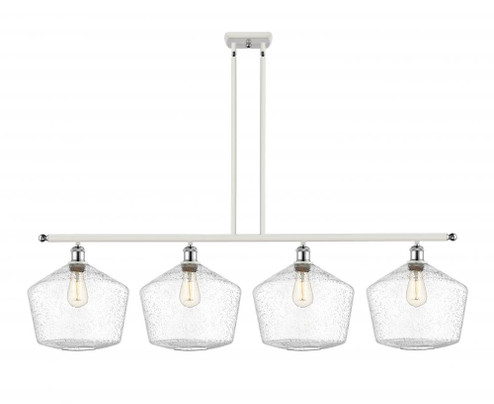 Cindyrella - 4 Light - 50 inch - White Polished Chrome - Stem hung - Island Light (3442|516-4I-WPC-G654-12-LED)