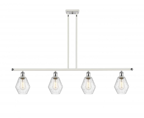 Cindyrella - 4 Light - 48 inch - White Polished Chrome - Stem hung - Island Light (3442|516-4I-WPC-G654-6)