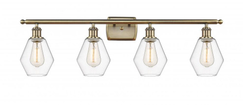 Cindyrella - 4 Light - 36 inch - Antique Brass - Bath Vanity Light (3442|516-4W-AB-G652-6-LED)