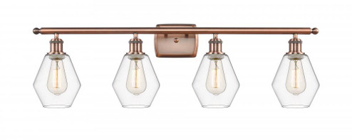 Cindyrella - 4 Light - 36 inch - Antique Copper - Bath Vanity Light (3442|516-4W-AC-G652-6)