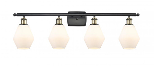 Cindyrella - 4 Light - 36 inch - Black Antique Brass - Bath Vanity Light (3442|516-4W-BAB-G651-6)