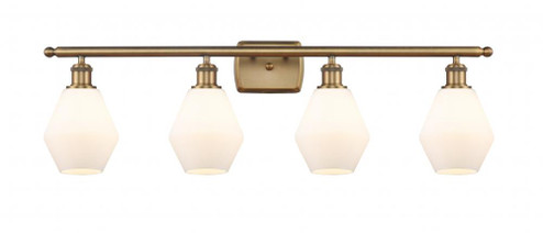 Cindyrella - 4 Light - 36 inch - Brushed Brass - Bath Vanity Light (3442|516-4W-BB-G651-6-LED)