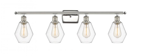Cindyrella - 4 Light - 36 inch - Polished Nickel - Bath Vanity Light (3442|516-4W-PN-G652-6)
