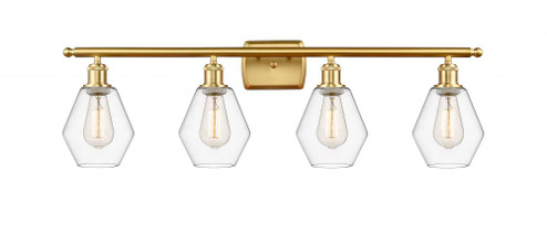 Cindyrella - 4 Light - 36 inch - Satin Gold - Bath Vanity Light (3442|516-4W-SG-G652-6-LED)