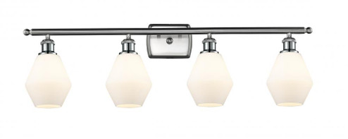 Cindyrella - 4 Light - 36 inch - Brushed Satin Nickel - Bath Vanity Light (3442|516-4W-SN-G651-6-LED)