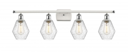 Cindyrella - 4 Light - 36 inch - White Polished Chrome - Bath Vanity Light (3442|516-4W-WPC-G654-6-LED)