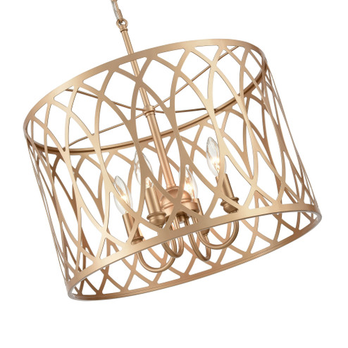 Arelyn 4-Light Pendant light Painted Modern Gold (670|4214-PMG)