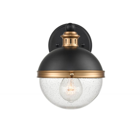 Ellmira 1-Light Wall Sconce Matte Black/ Aged Brass (670|4251-MB/AB)