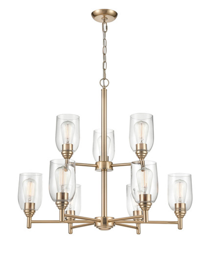 Arlett 9-Light Chandelier Ceiling Light Modern Gold (670|4999-MG)