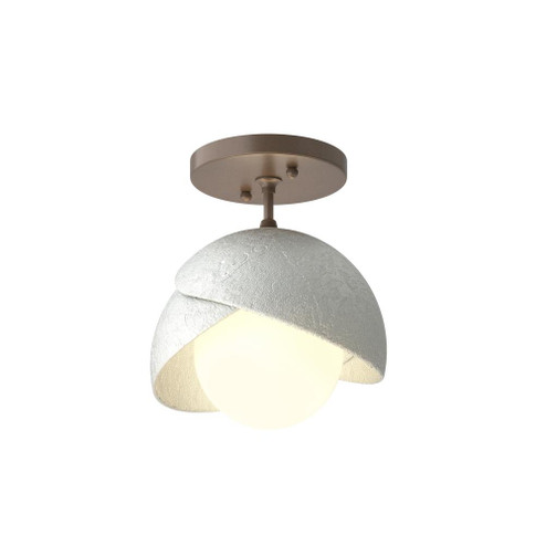 Brooklyn 1-Light Double Shade Semi-Flush (65|121377-SKT-05-82-GG0711)