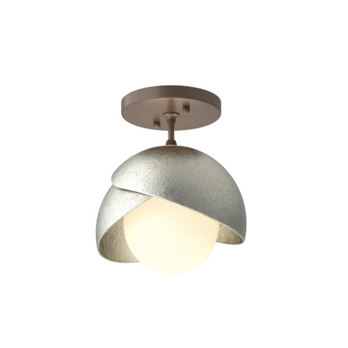 Brooklyn 1-Light Double Shade Semi-Flush (65|121377-SKT-05-85-GG0711)