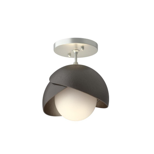 Brooklyn 1-Light Double Shade Semi-Flush (65|121377-SKT-82-14-GG0711)