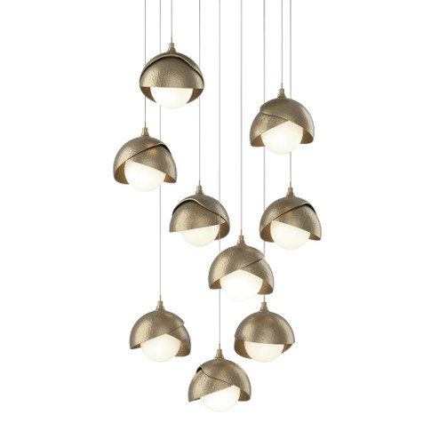 Brooklyn 9-Light Double Shade Pendant (65|131105-SKT-LONG-84-84-GG0711)