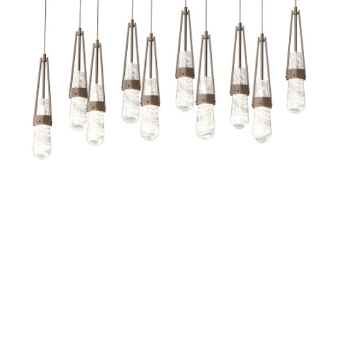 Link 10-Light Blown Glass Pendant (65|131200-SKT-LONG-05-YJ0434)