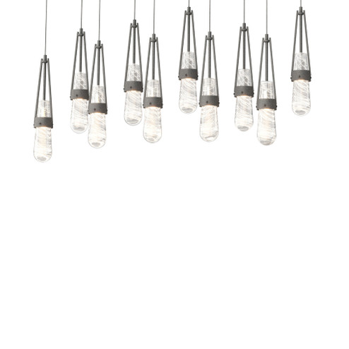 Link 10-Light Blown Glass Pendant (65|131200-SKT-LONG-20-YJ0434)