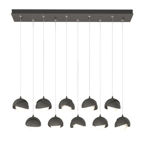 Brooklyn 10-Light Double Shade Pendant (65|131205-SKT-STND-20-20-GG0711)