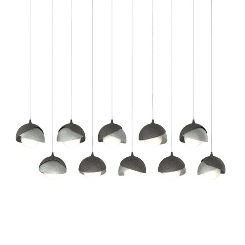 Brooklyn 10-Light Double Shade Pendant (65|131205-SKT-LONG-20-82-GG0711)