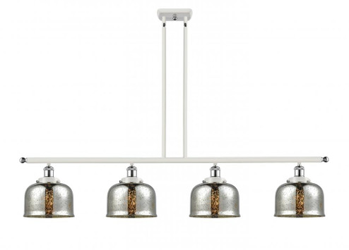 Bell - 4 Light - 48 inch - White Polished Chrome - Stem Hung - Island Light (3442|916-4I-WPC-G78)