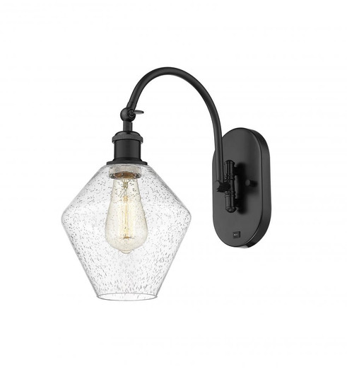Cindyrella - 1 Light - 8 inch - Matte Black - Adjustable Swing Arm (3442|518-1W-BK-G654-8-LED)