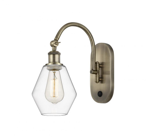 Cindyrella - 1 Light - 6 inch - Antique Brass - Adjustable Swing Arm (3442|518-1W-AB-G652-6-LED)
