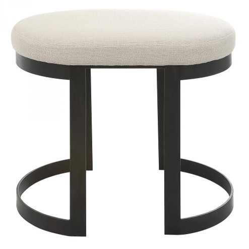 Uttermost Infinity Black Accent Stool (85|23697)