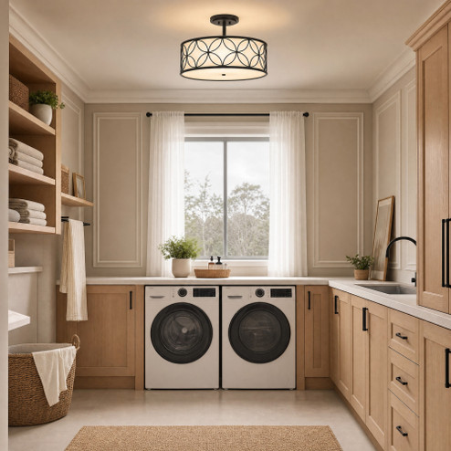 Reid 4-Light Ceiling Light in Matte Black (128|6-1953-4-89)