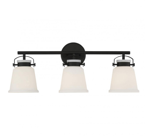 Kaden 3-Light Bathroom Vanity Light in Matte Black (128|8-1627-3-BK)
