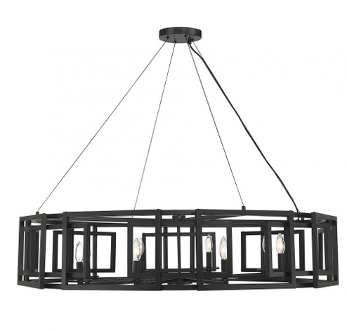 Radcliffe 8-Light Chandelier in Matte Black (128|1-1675-8-89)