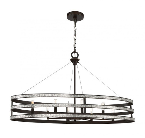 Madera 8-Light Linear Chandelier in English Bronze (128|1-1709-8-13)