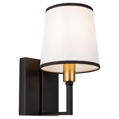 Coco 1 Light Sconce Black and Gold (12|SC13347BK)