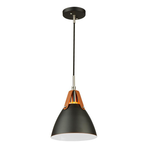 Tote 1 Light Pendant Black (12|SC13321BK)