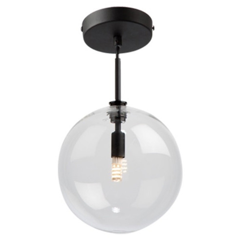 Pinpoint 1 Light Semi-Flush Mount Black (12|SC13190BK)