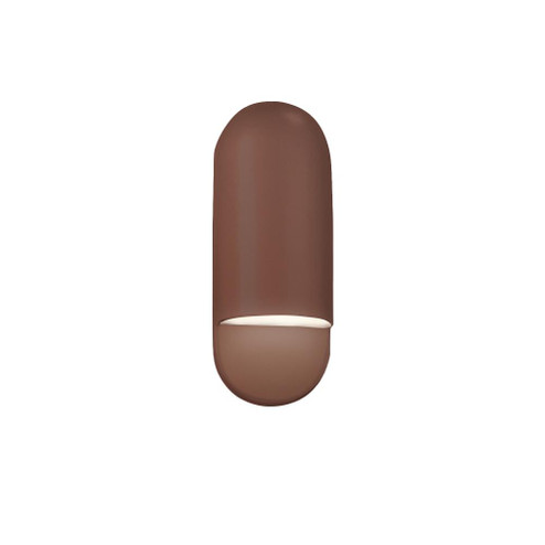 Small ADA Capsule Wall Sconce (254|CER-5620-CLAY)