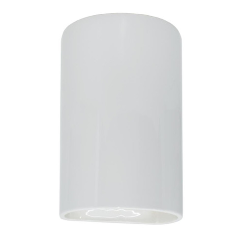 Large ADA Cylinder - Closed Top (Outdoor) (254|CER-5260W-WTWT)