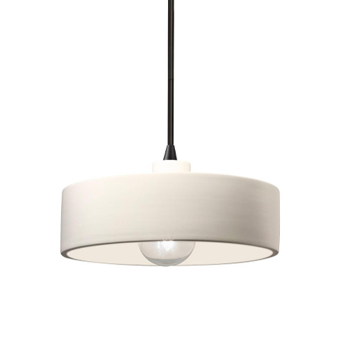 Dish Pendant (254|CER-6460-MAT-MBLK-BKCD)