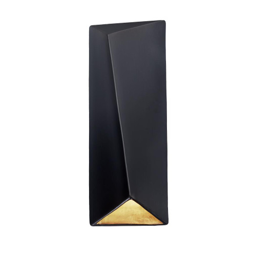 Large Diagonal Rectangle LED Wall Sconce (Closed Top) (254|CER-5897-CBGD)