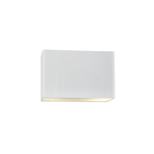 Small ADA Wide Rectangle - Open Top & Bottom (254|CER-5645-WHT)