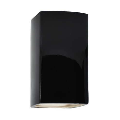 Small LED Rectangle - Open Top & Bottom (254|CER-0915-BLK-LED1-1000)