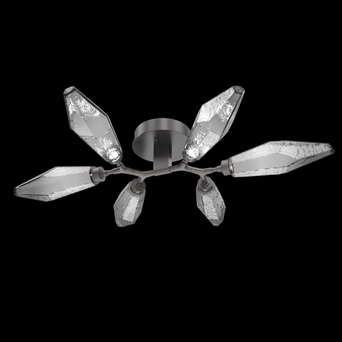Rock Crystal Flush Mount - 6pc (1289|CLB0050-01-GP-CS-L3)