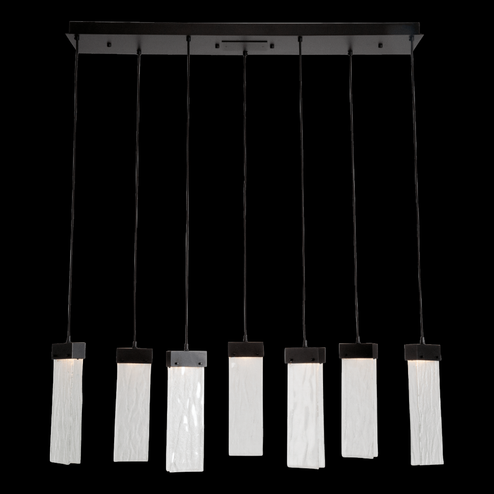 Parallel Glass Linear 7pc Multi-Pendant (1289|PLB0042-07-NB-BG-C01-L1)