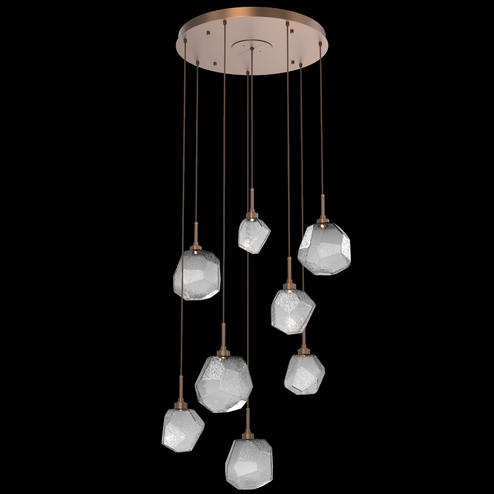 Gem Round 8pc Multi-Pendant (1289|CHB0039-08-BB-S-C01-L3)