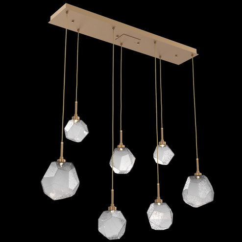 Gem Linear 7pc Multi-Pendant (1289|PLB0039-07-NB-S-C01-L3)