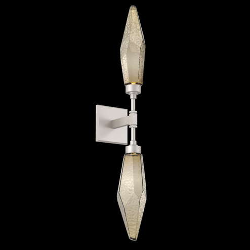 Rock Crystal Double Sconce (1289|IDB0050-02-BS-CB-L1)
