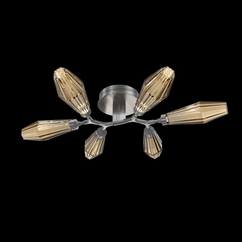 Aalto Flush Mount - 6pc (1289|CLB0049-01-GM-RB-L1)