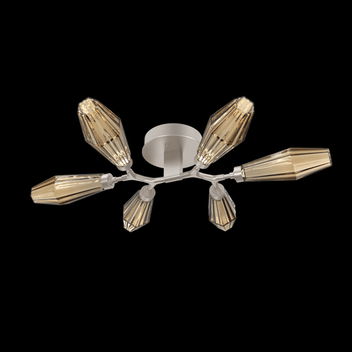 Aalto Flush Mount - 6pc (1289|CLB0049-01-BS-RB-L3)